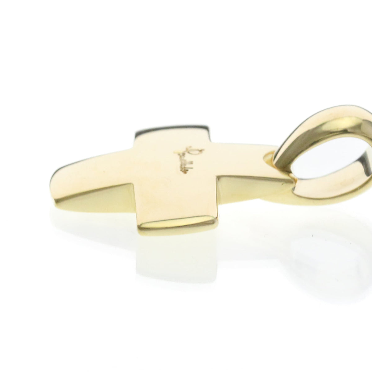 Pomellato Cross Charm · 18K Yellow Gold