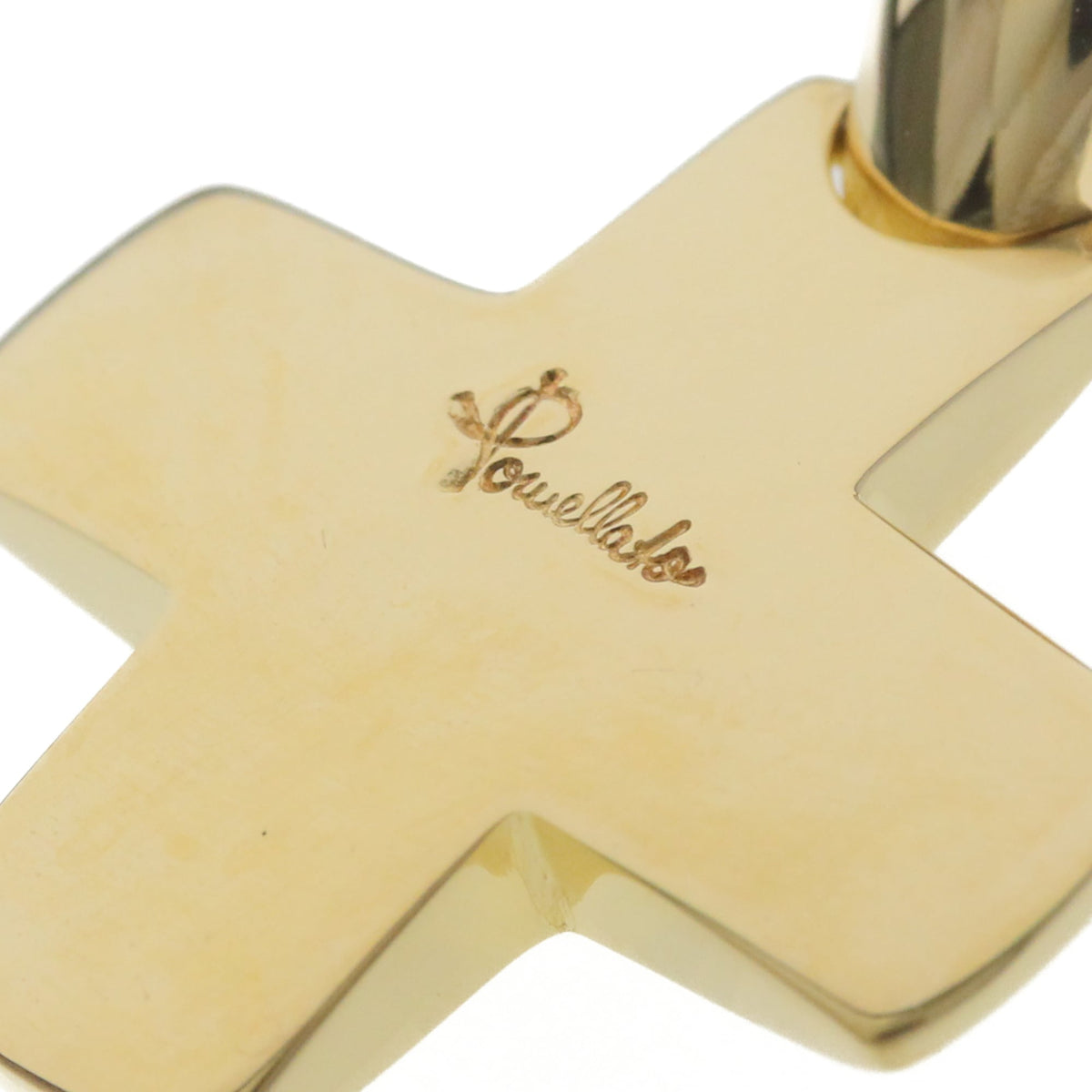 Pomellato Cross Charm · 18K Yellow Gold