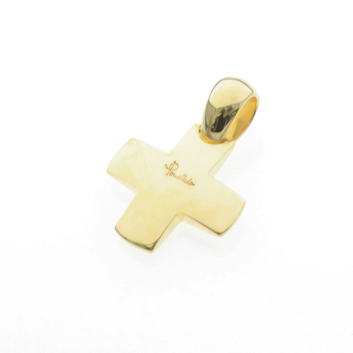 Pomellato Cross Charm · 18K Yellow Gold