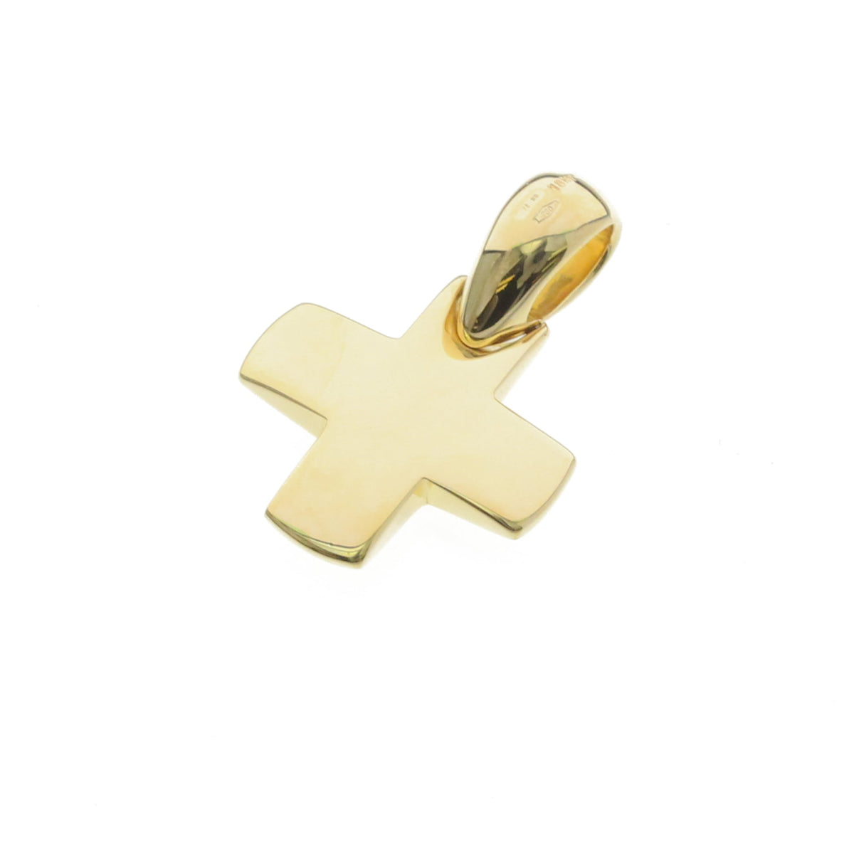 Pomellato Cross Charm · 18K Yellow Gold