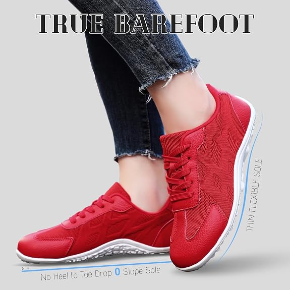 Men Women Non Slip Flat Gym Walking Shoes