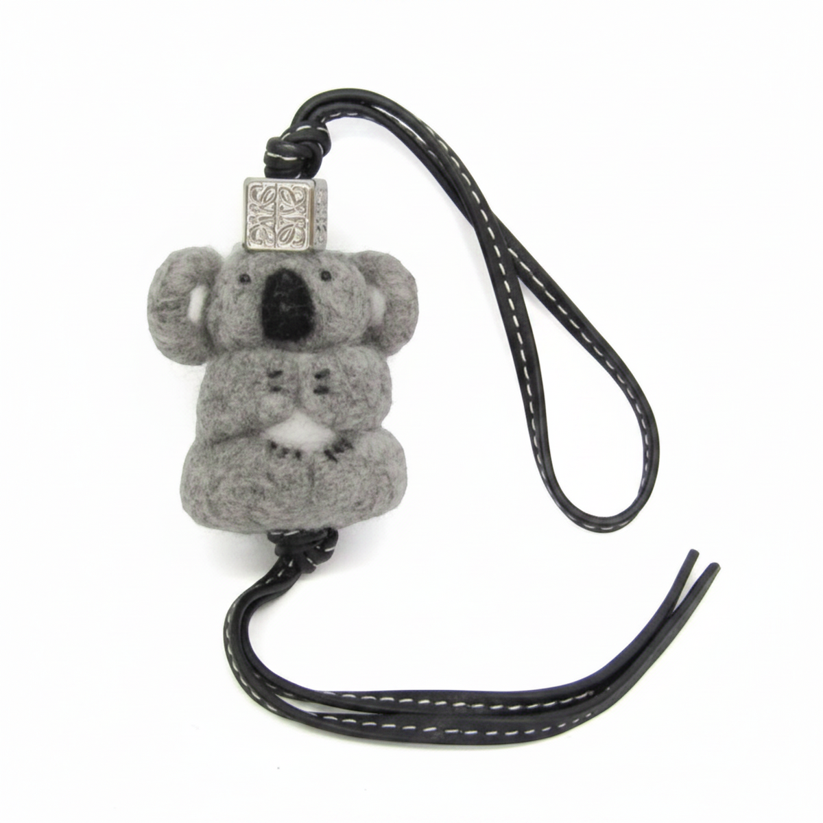 Loewe Koala Charm · Felt Leather