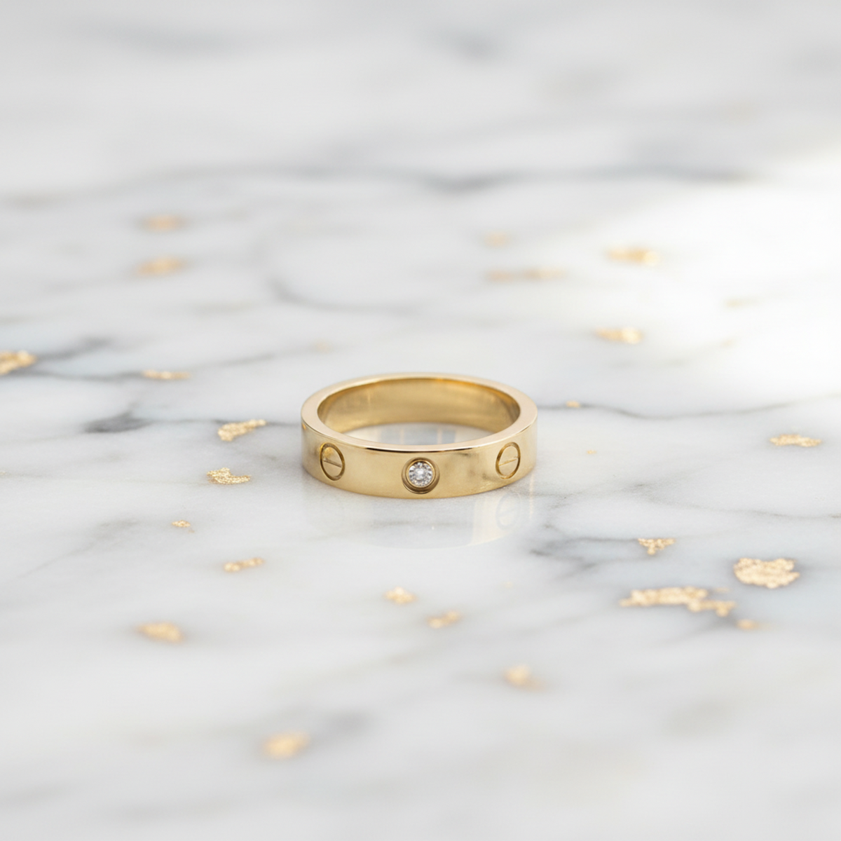 Cartier Mini Love · Diamond · 18K Yellow Gold