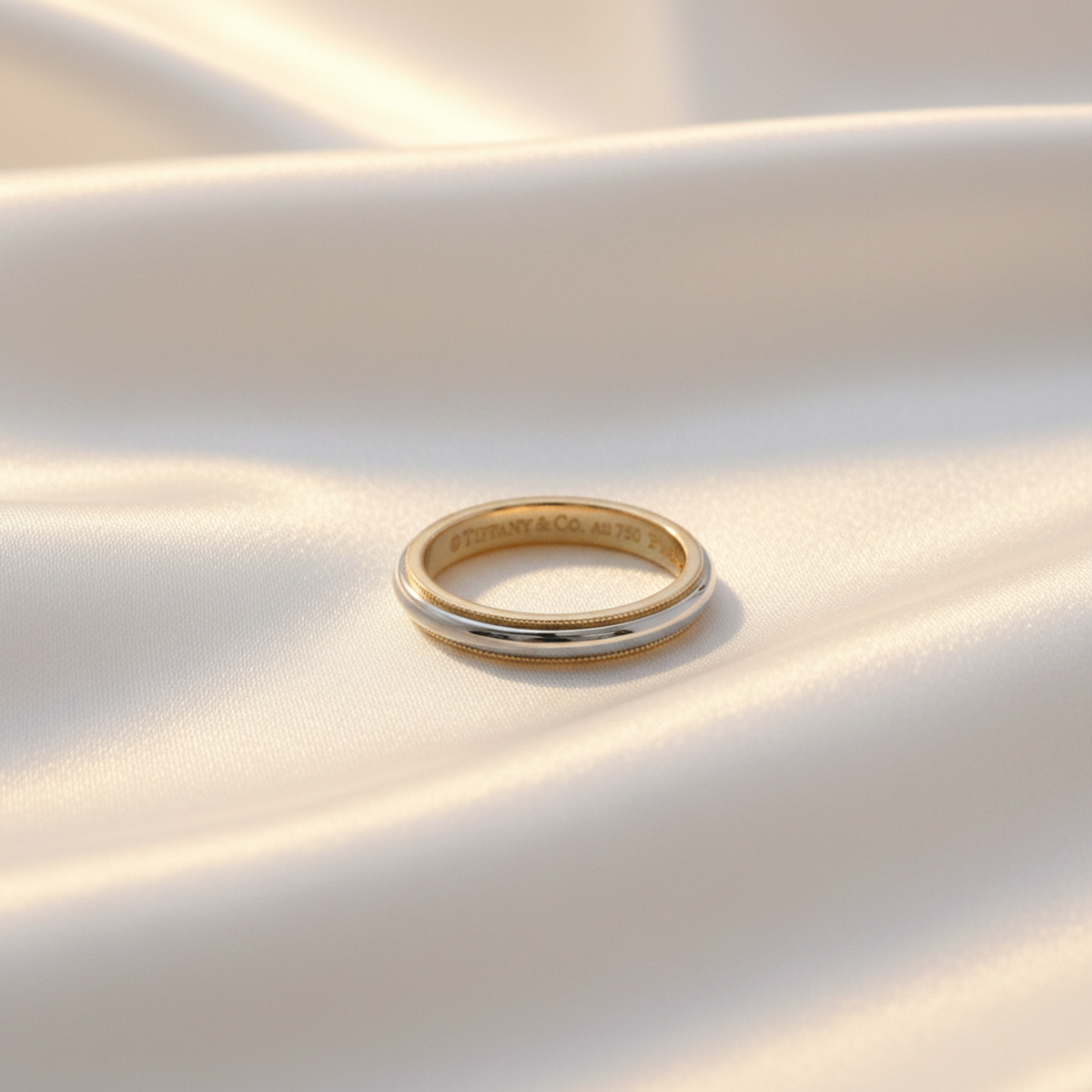 Tiffany Milgrain · Rose Gold & Platinum